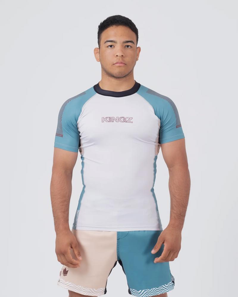 Kingz flow Rashguard-blue